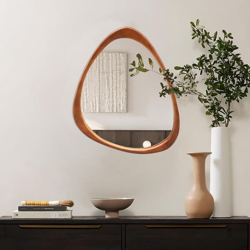 Unique Silhouette: Curved-shaped, Stylish Wall Mirror