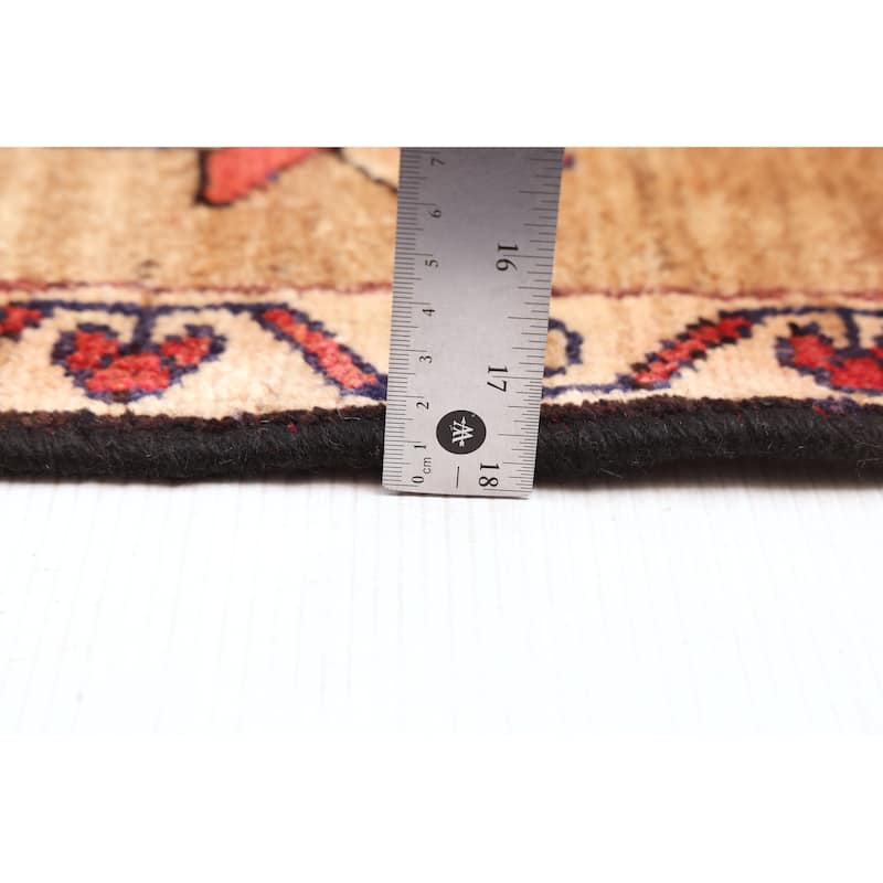 ECARPETGALLERY Hand-knotted Konya Anatolian Brown, Burgundy Wool Rug - 3'3 x 6'6