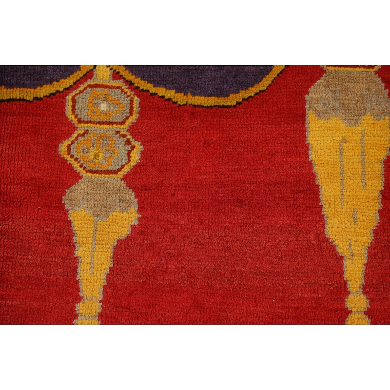 Pre-1900 Antique Vegetable Dye Kerman Persian Rug Handmade Wool Carpet - 4'6" x 6'5"