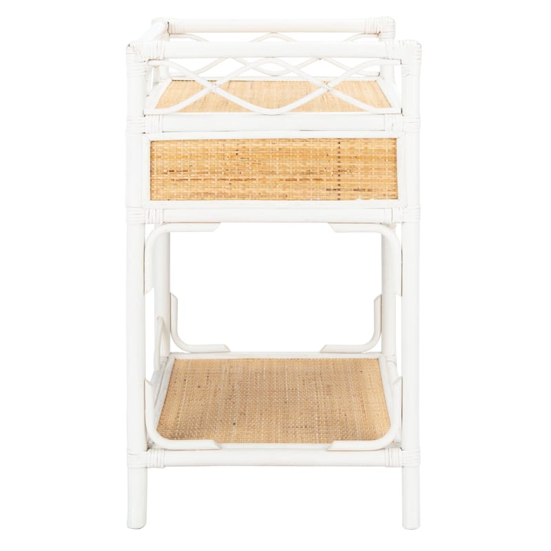 SAFAVIEH Mckayla Coastal 1-Drawer 1-Shelf Nightstand