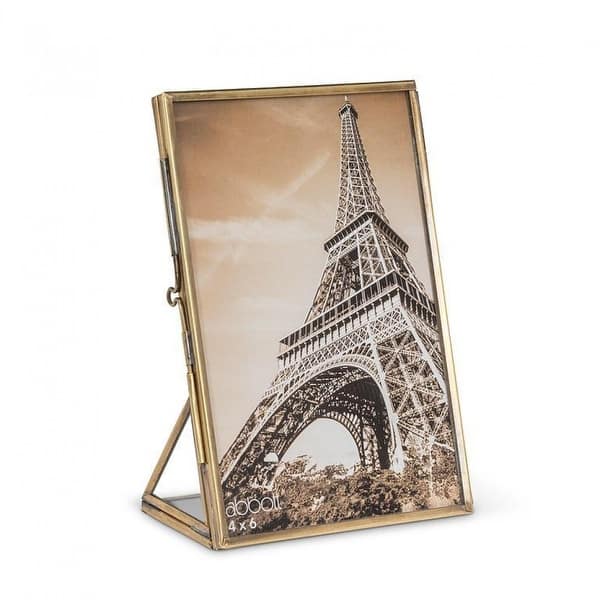 Simple Gold Photo Frame - Bed Bath & Beyond - 42472853