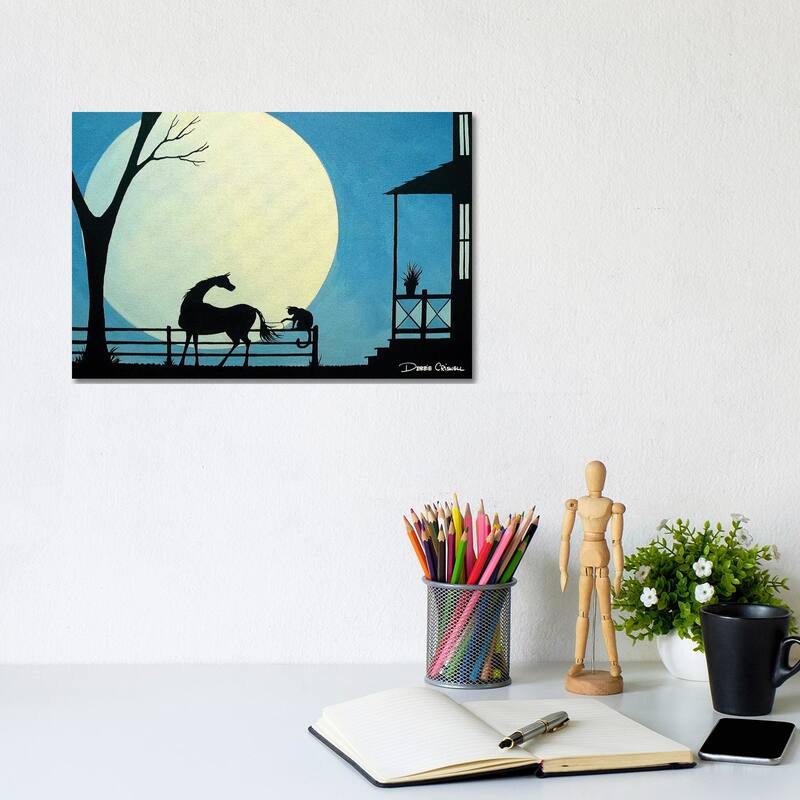 iCanvas "Cat Toy" by Debbie Criswell Canvas Print - 8x12x0.75