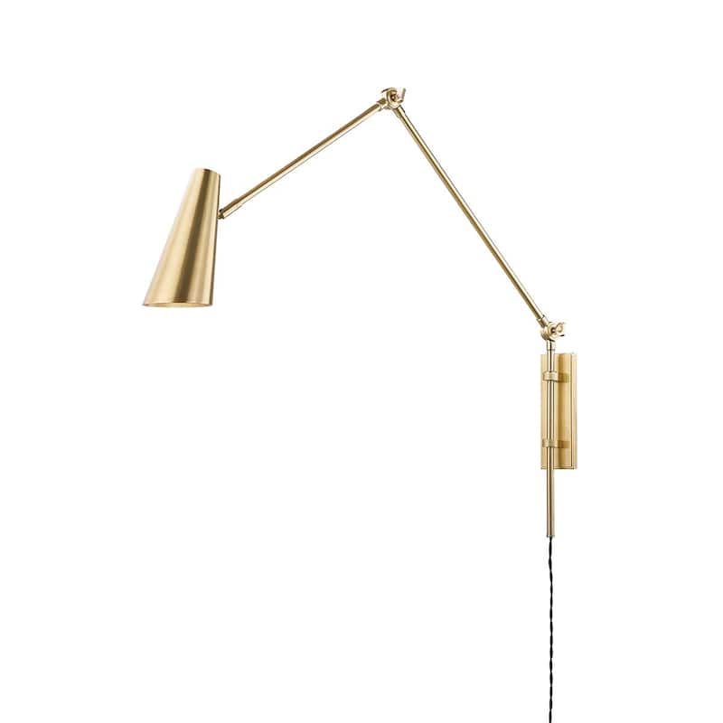 Hudson Valley Lighting Lorne 26" Tall Wall Sconce - Aged Brass