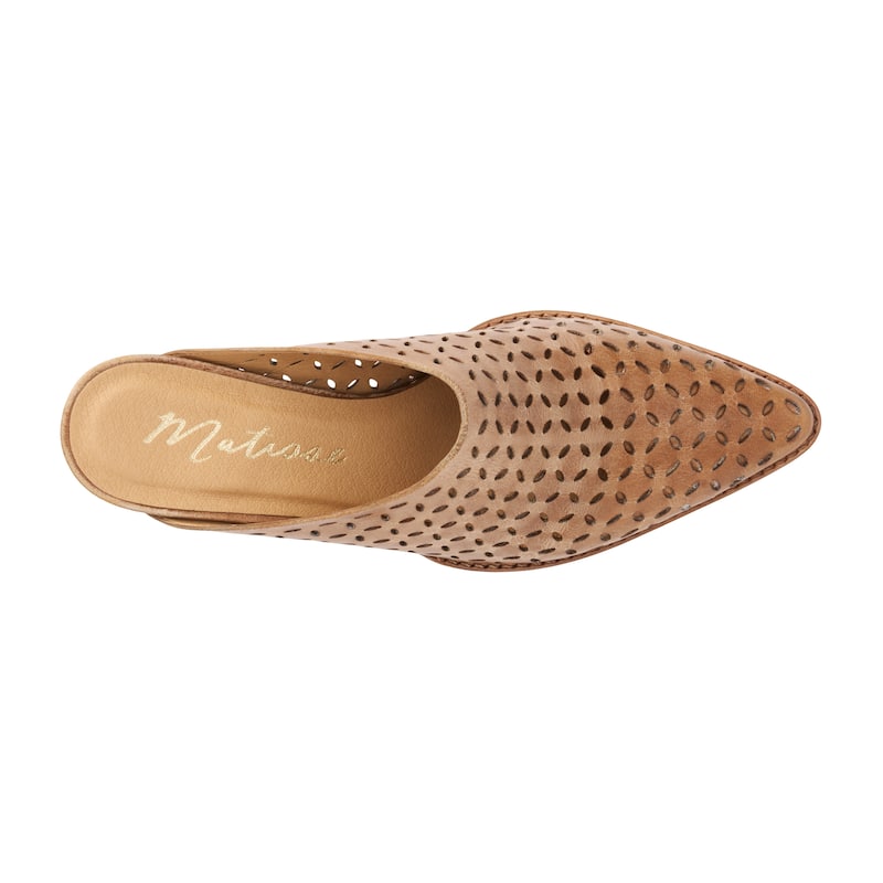 Matisse Sammie Leather Perforated Mule