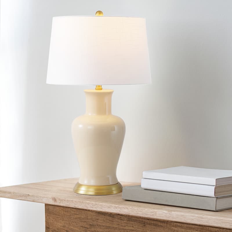 Julia 29" Ceramic LED Table Lamp, by JONATHAN Y