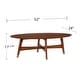 preview thumbnail 9 of 8, SEI Furniture Rhoda Mid Century Modern Oval Wood Coffee Table