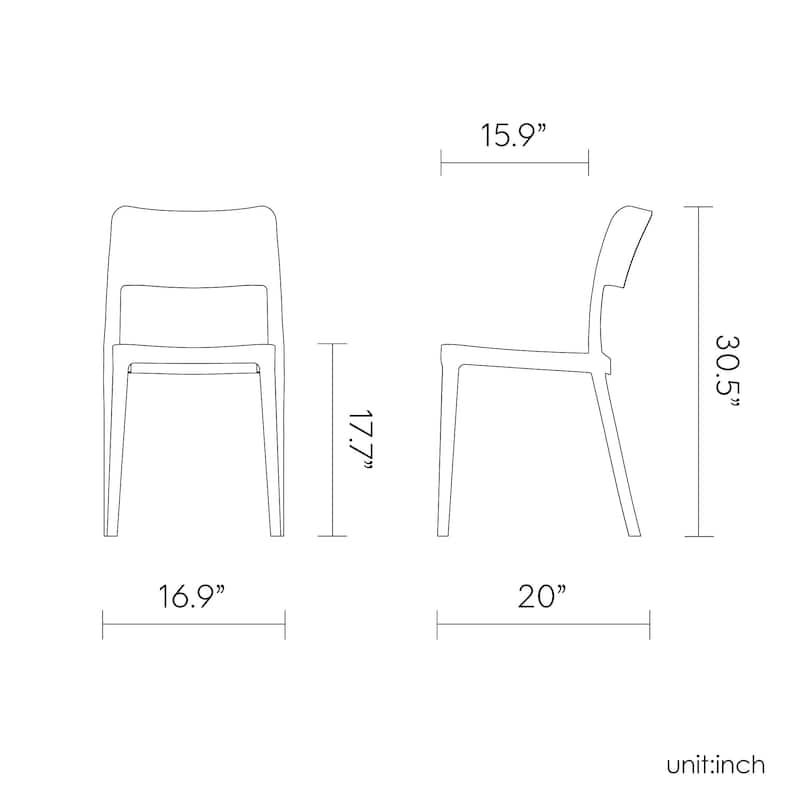 La Vie Resin Outdoor Bistro Set
