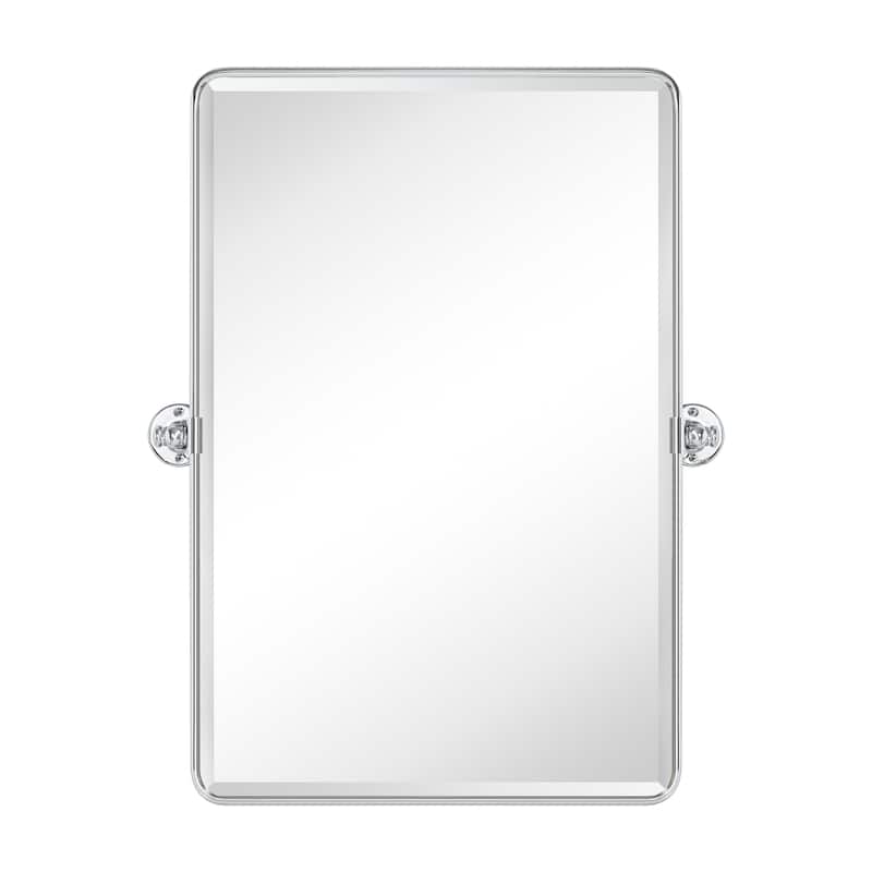 TEHOME Woodvale Rectangle Vertical Metal Wall Mirrors