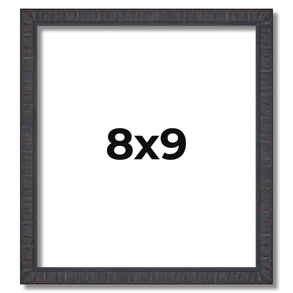 8x9 Frame Brown Picture Frame - Complete Modern Photo Frame Includes