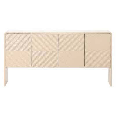 60"L Large Storage Space Sideboard with 4 Doors