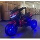 preview thumbnail 48 of 58, 12V Kids Electric Ride-On Motorcycle with Manual Throttle, LED Wheel Lights, Bluetooth Music- Battery Powered Motorbike