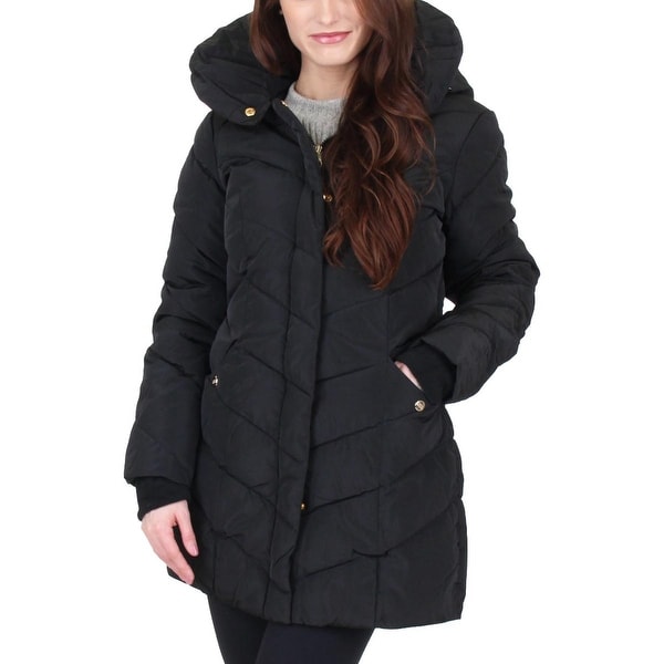 mid length quilted jacket
