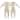 100% Cotton Footed Zip Pajamas - 2 pack - Mini Bears & Beige