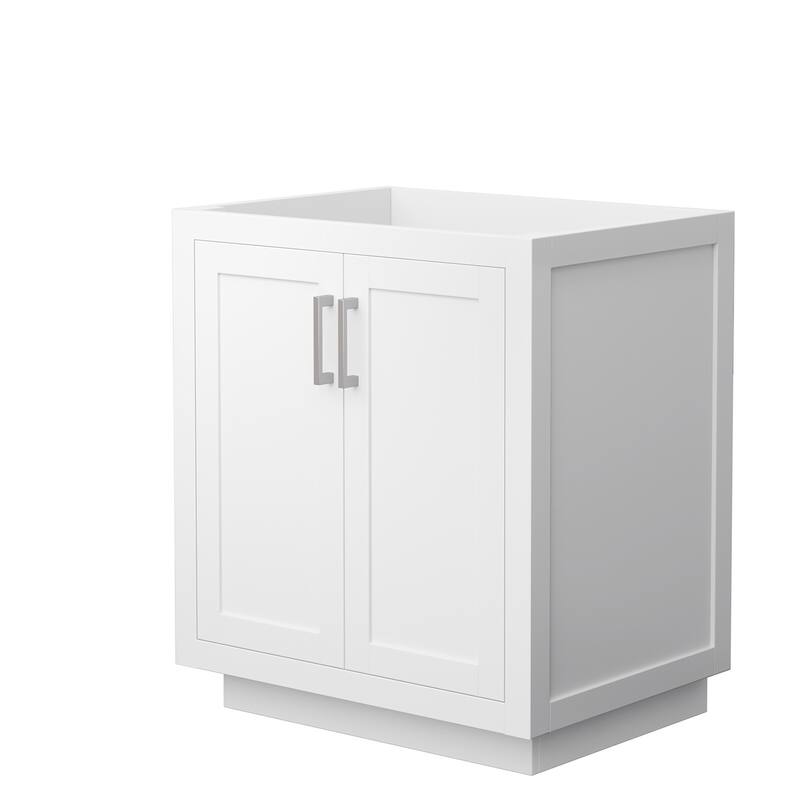 Wyndham Collection WCF2929-30S-CX-MXX Miranda 30" Single Free Standing - White / Brushed Nickel Hardware