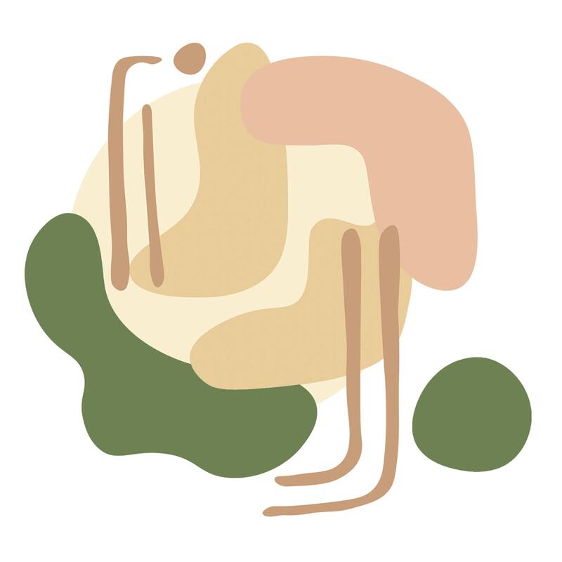 Very Gay Paint Soft Amoeba Modular Mural Peel and Stick Wall Decals