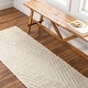 preview thumbnail 7 of 6, Senti Handmade Mod Farmhouse Jute Area Rug 2' 6" x 8' - Runner