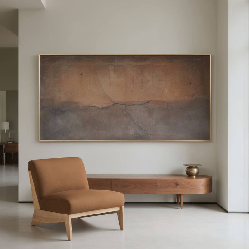 Divani Casa Vance Modern Sand Fabric & Wood Accent Chair