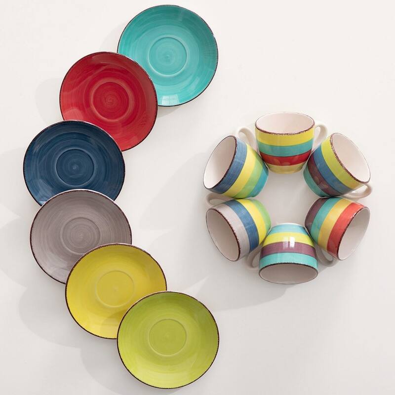 vancasso Arco Stoneware Multicolor Dinnerware Set