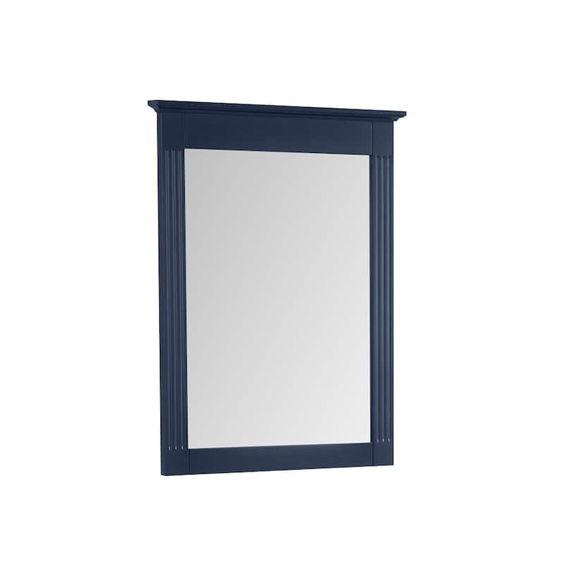 Morern 33"H x 26''W Wall-Mounted Rectangle Solid Wood Frame Mirror (Set of 2)