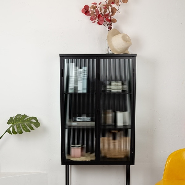 Corner cabinet clearance metal
