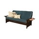 preview thumbnail 45 of 65, Copper Grove Dixie Espresso Full-size Futon Set with Bonded Leather Innerspring Mattress