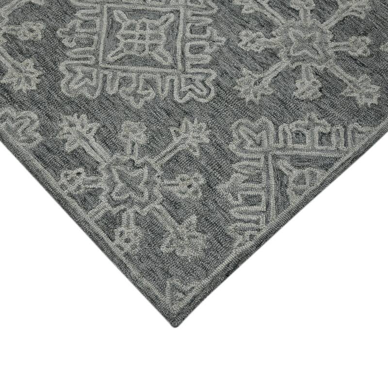 HomeRoots Oriental Transitional Rectangle Area Rug