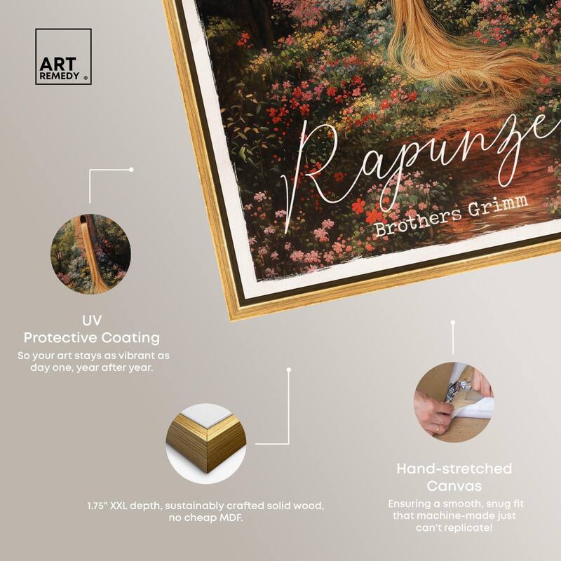Rapunzel Classic Canvas by Art Remedy