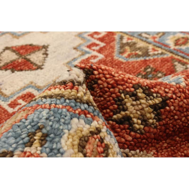 ECARPETGALLERY Hand-knotted Jules Serapi Red Wool Rug - 2'7 x 9'10