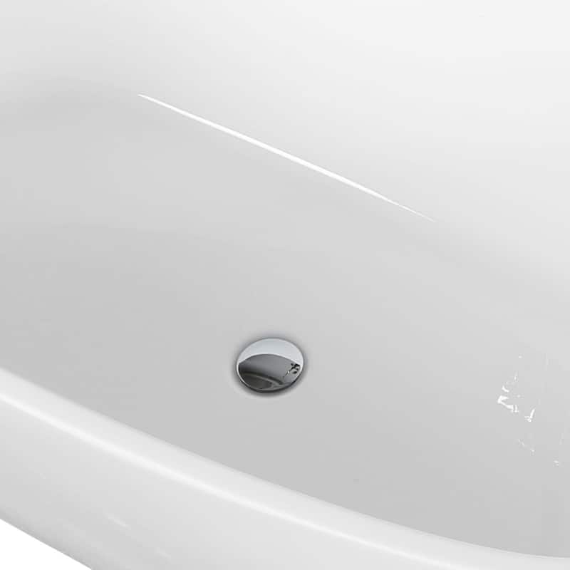 KBV 59'' x 31" Freestanding Soaking Acrylic Bathtub GTBT0014 - 59"