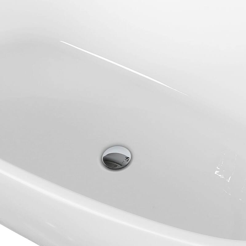 KBV 67'' x 31" Freestanding Soaking Acrylic Bathtub GTBT0005 - 67"
