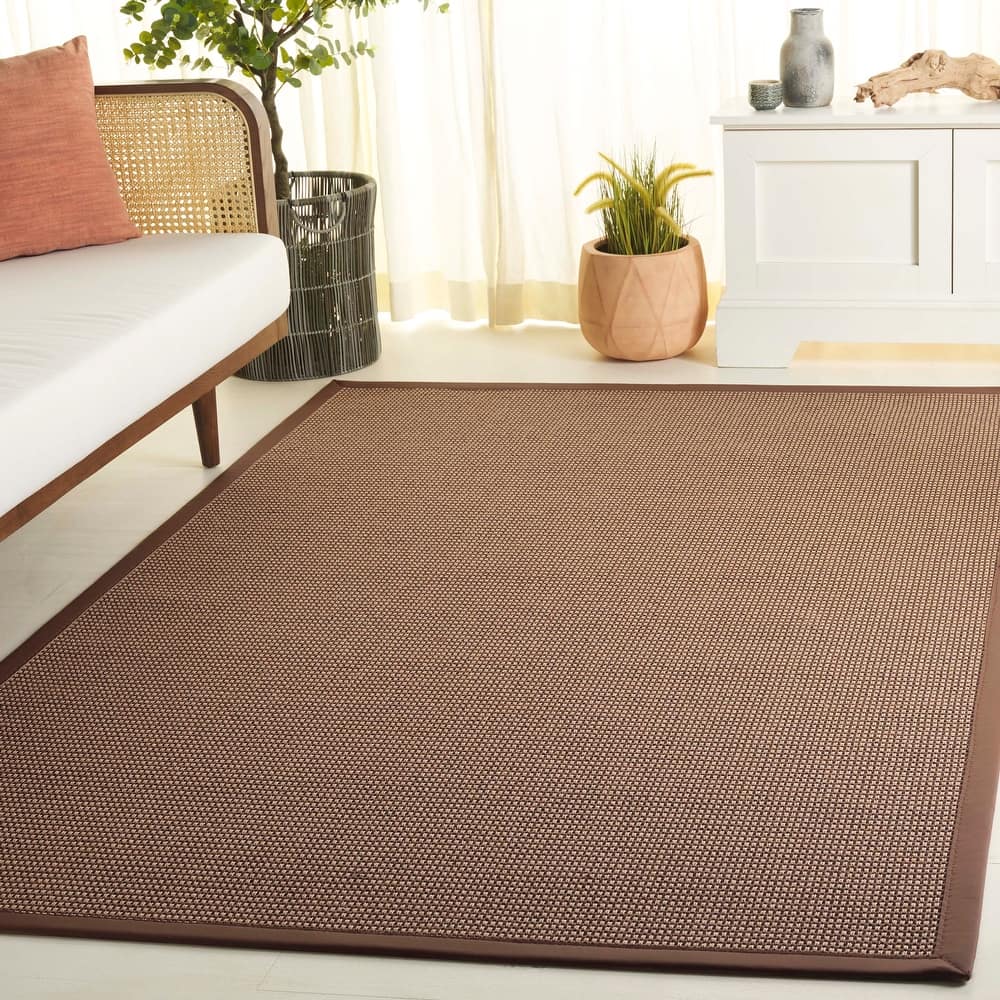 SAFAVIEH Napa Faux Sisal Marjana Washable Indoor/Outdoor Rug - Weather Resistant & Easy Cleaning