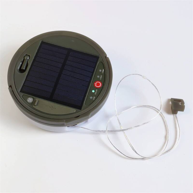 32.8FT Waterproof Solar String Lights - Retractable Outdoor LED Strip Lights