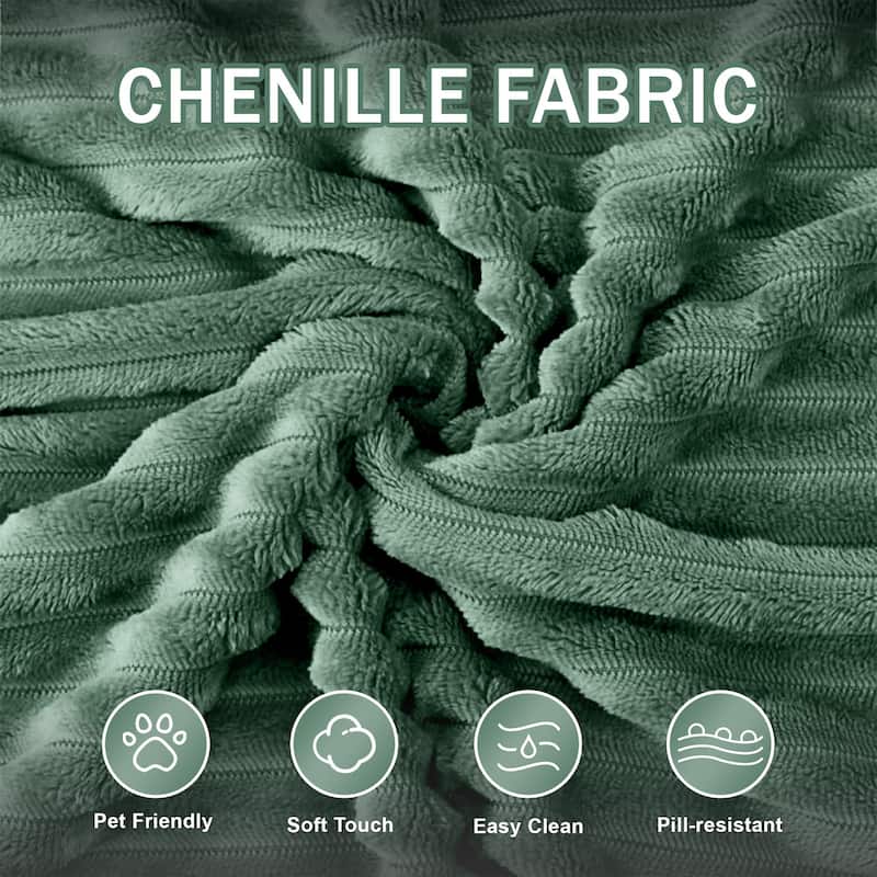 104" Modular Sectional Sofa with L-Shape Chaise Modern Upholstered Cloud Couches with Throw Pillows - 104 in.W x 23.6 in.H