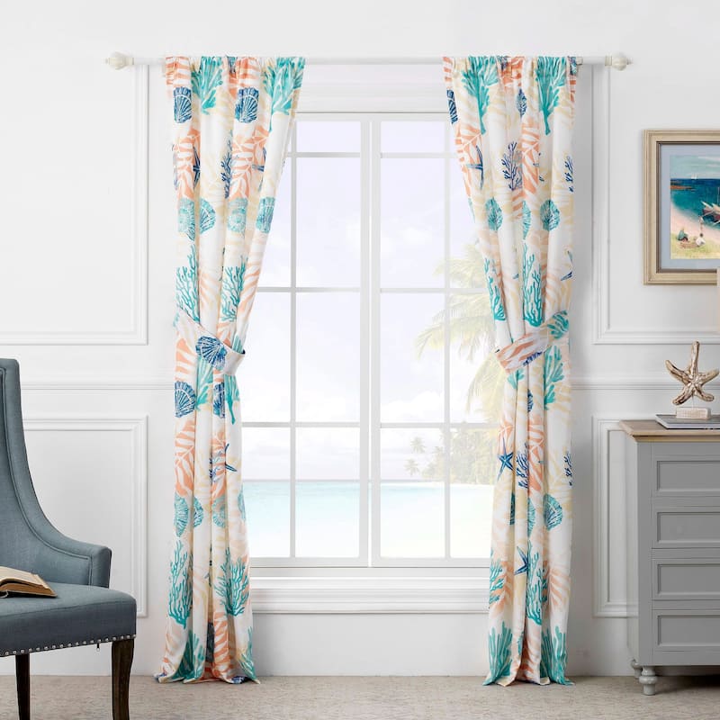 Greenland Home Fashions Montego Curtain Panels (set of 2)