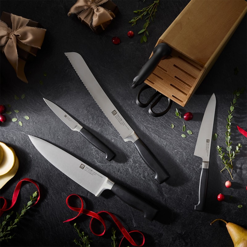 ZWILLING Four Star 7-pc Knife Block Set - Natural