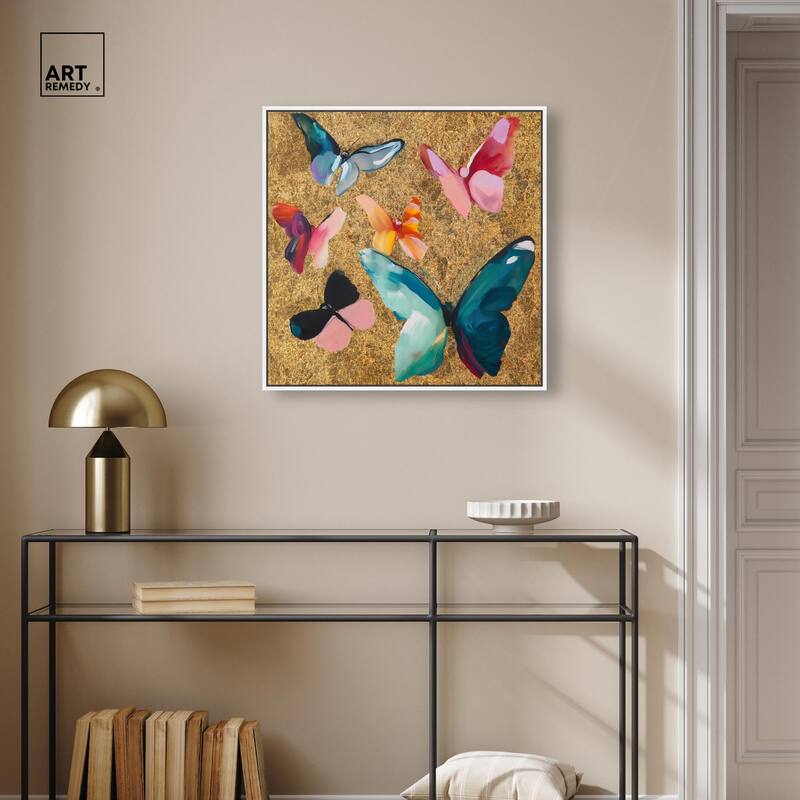 Spectrum of Wings Canvas by Art Remedy