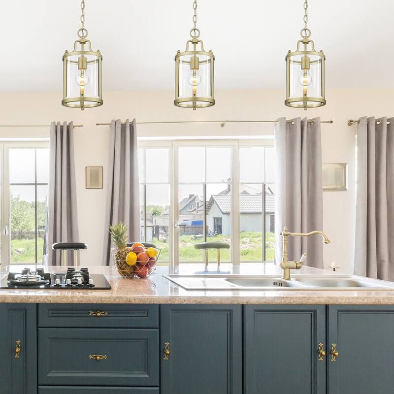 Golden Lighting Payton 1-light Pendant in Brushed Champagne Brass