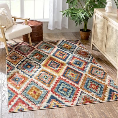 Well Woven Tulsa Meridian Southwestern Area Rug