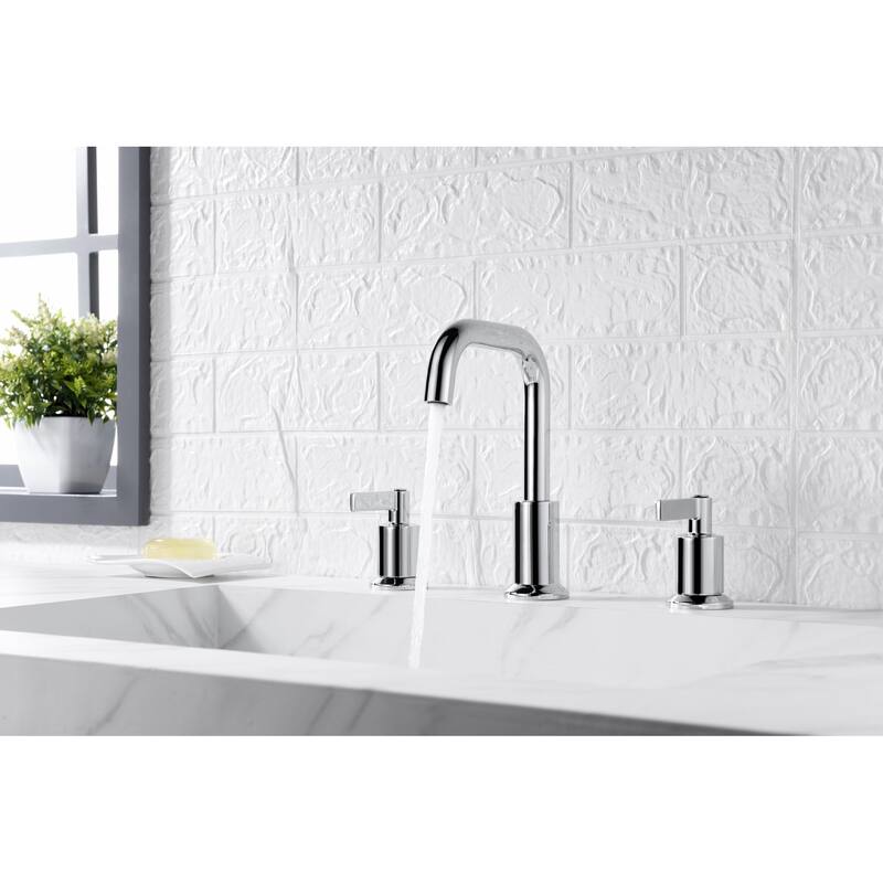 Ultra Faucets Kree Collection Two-Handle Widespread Lavatory Faucet