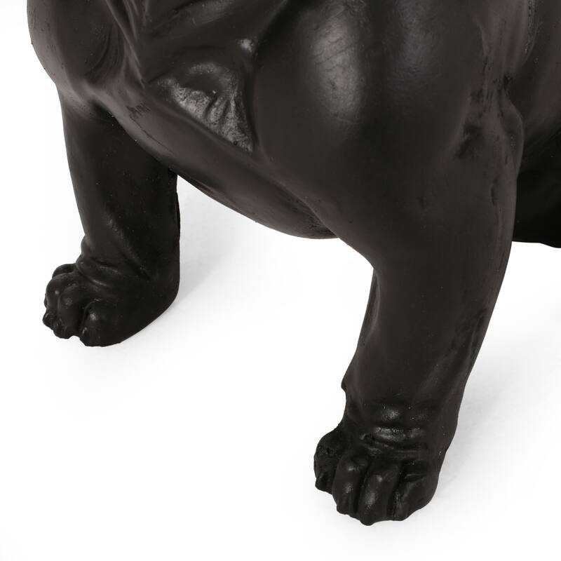 Roomfitters 17-Inch French Bulldog Garden Statue, Cast Stone Outdoor Dog Sculpture