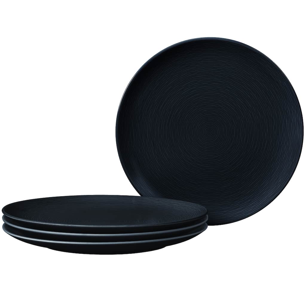 Noritake Colorscapes Swirl Set Of 4 Coupe Dinner Plates, 11"