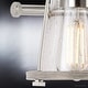preview thumbnail 6 of 4, Luxury Coastal Bath Light, 8.25"H x 24"W, with Nautical Style, Brushed Nickel, BWP4072 by Urban Ambiance - 24