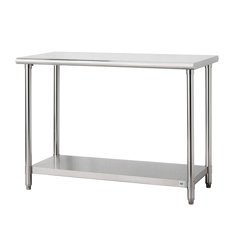 TRINITY EcoStorage® 48x24x35 Stainless Steel Table, NSF