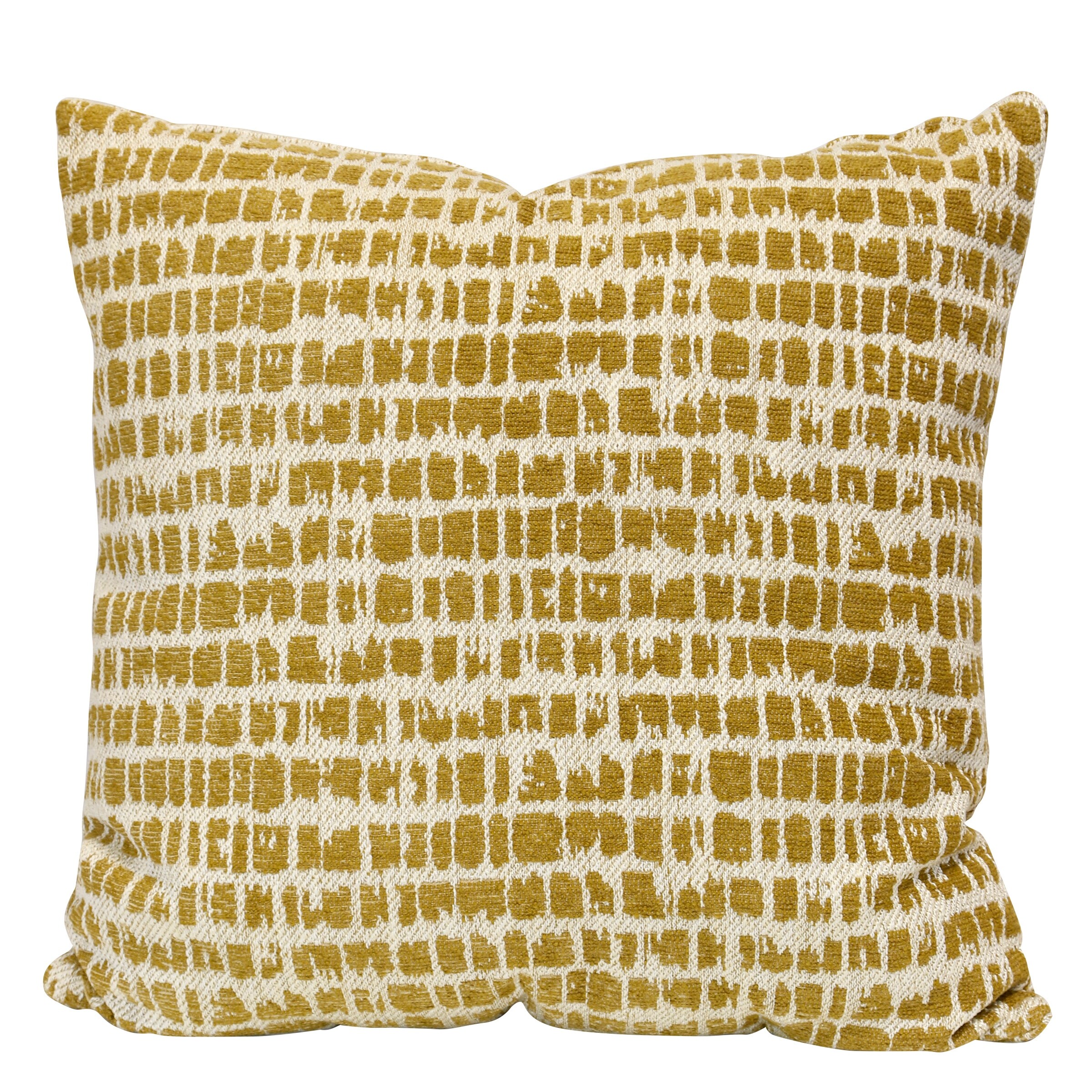 Harp & Finial Chehalis II Gold Pillow - Down Insert - Gold