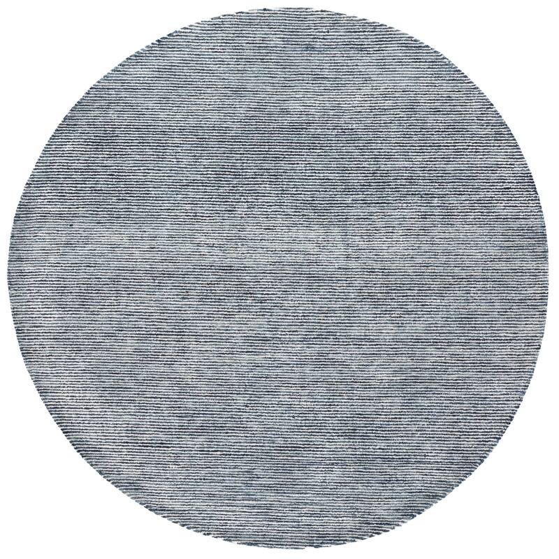 SAFAVIEH Handmade Soho Gorana Wool & Viscose Rug - 6' Round - Navy