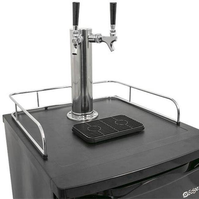 EdgeStar 20 Inch Wide Dual Tap Kegerator for Full Size Kegs with Ultra