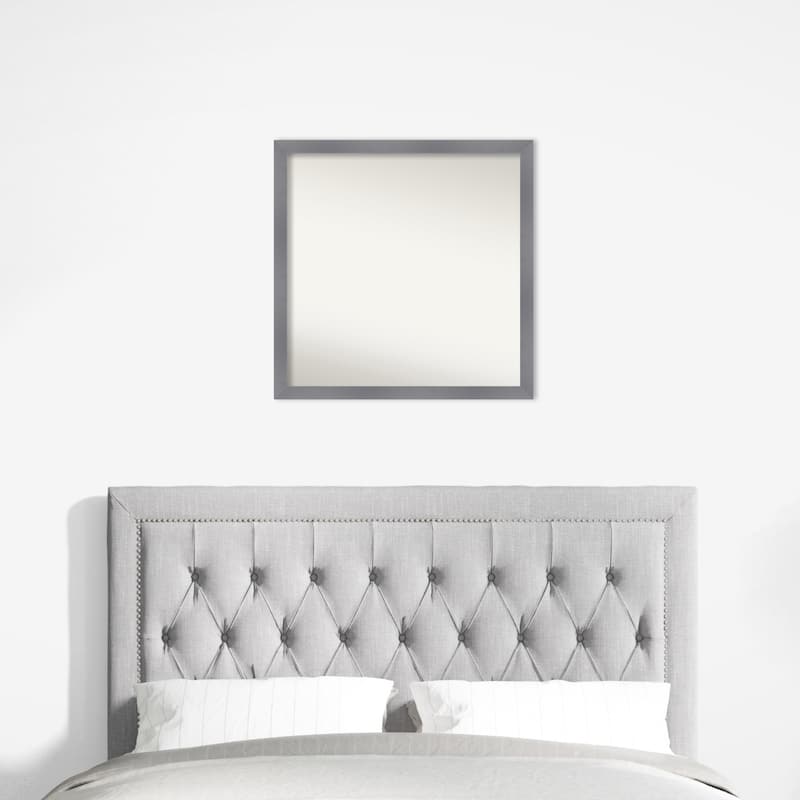 Edwin Non-Beveled Wood Framed Wall Mirror