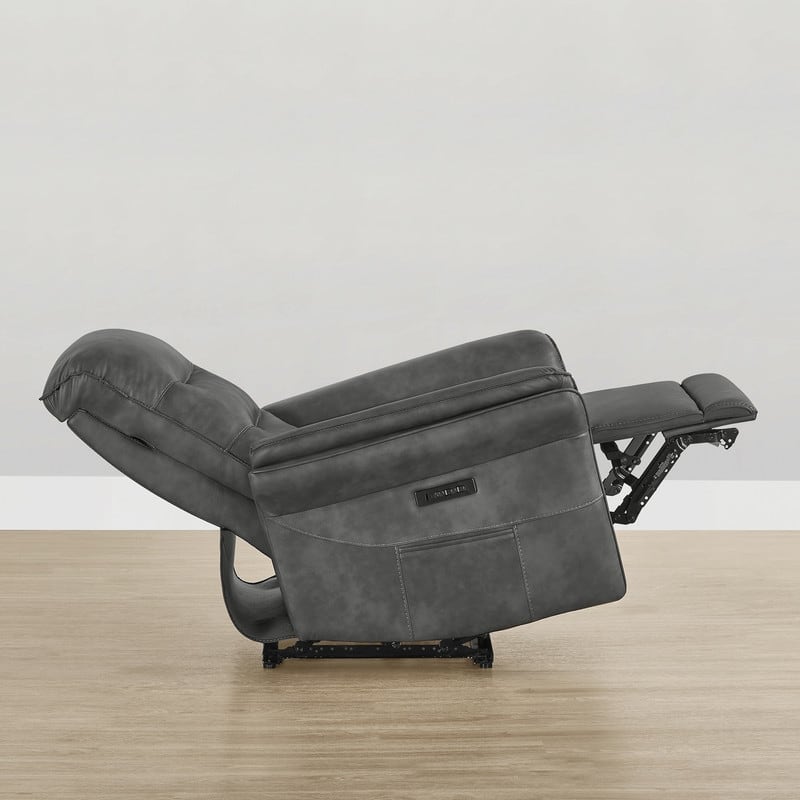 Spruce & Spring Dual Motor Zero Gravity Power Recliner with Power Headrest