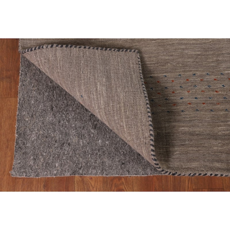 Tribal Gabbeh Living Room Area Rug Handmade Wool Carpet - 6'9"x 9'9"