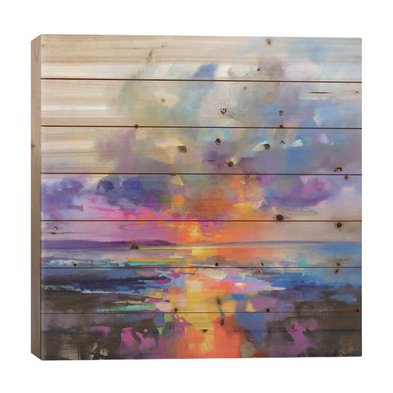 Main Sequence Print On Wood by Scott Naismith - Multi-Color - 26x26x1.5